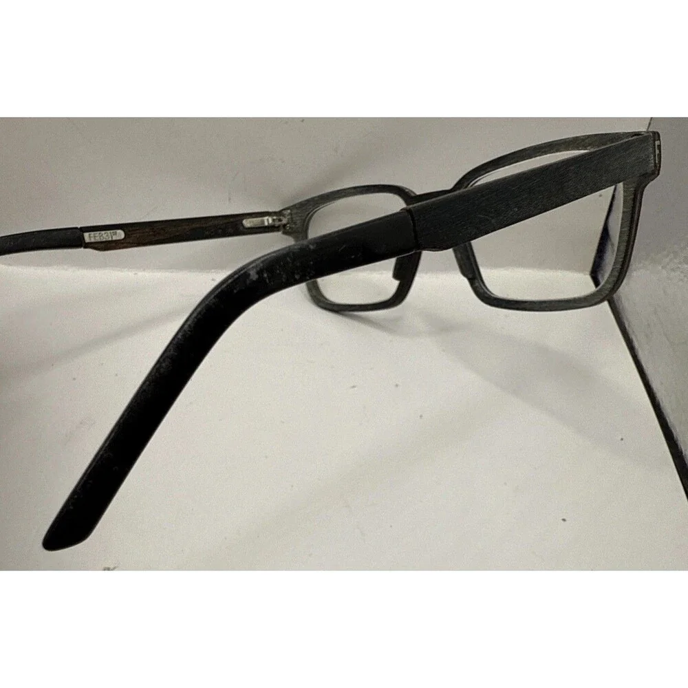 Feb31st Damien 54-18-140 Red Grey Eyeglasses Frames Wood Italy $729 Feb 31st